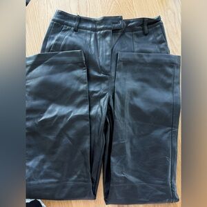 Black leather Pants